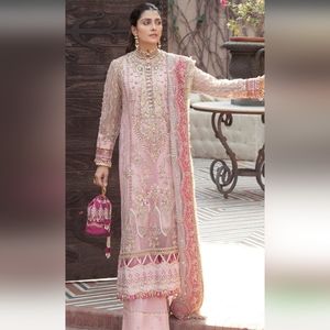 Afrozeh Inayat, Custom Size, Powder Pink color